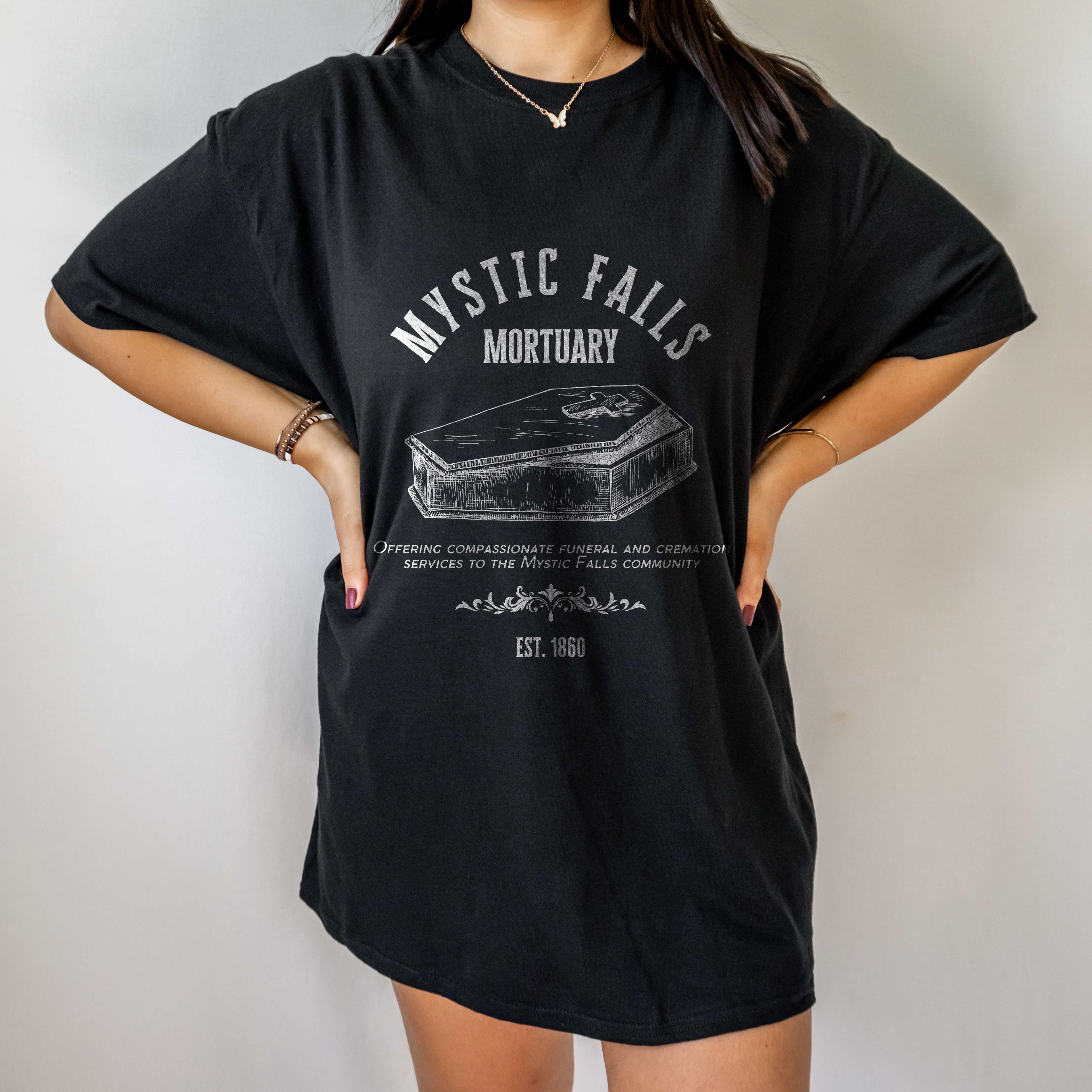Mystic Falls Mortuary Tee