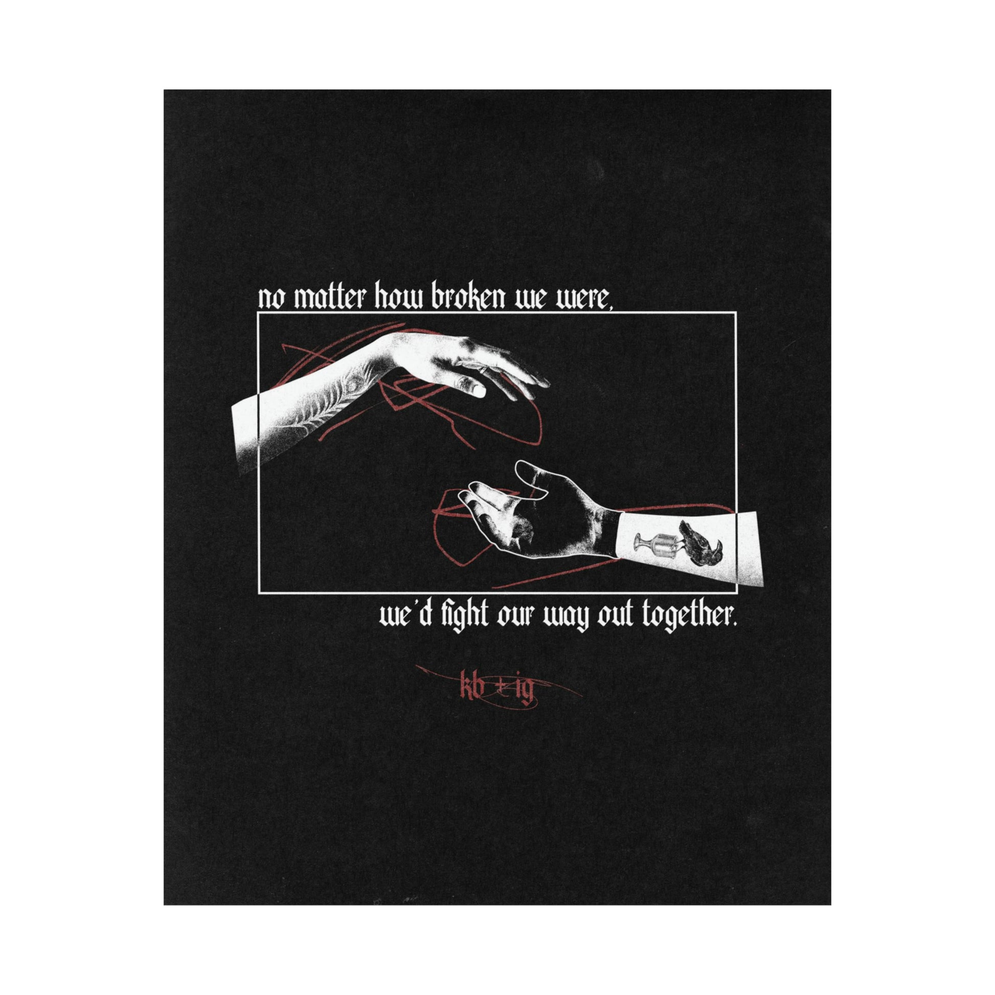 We Fight Together Art Print