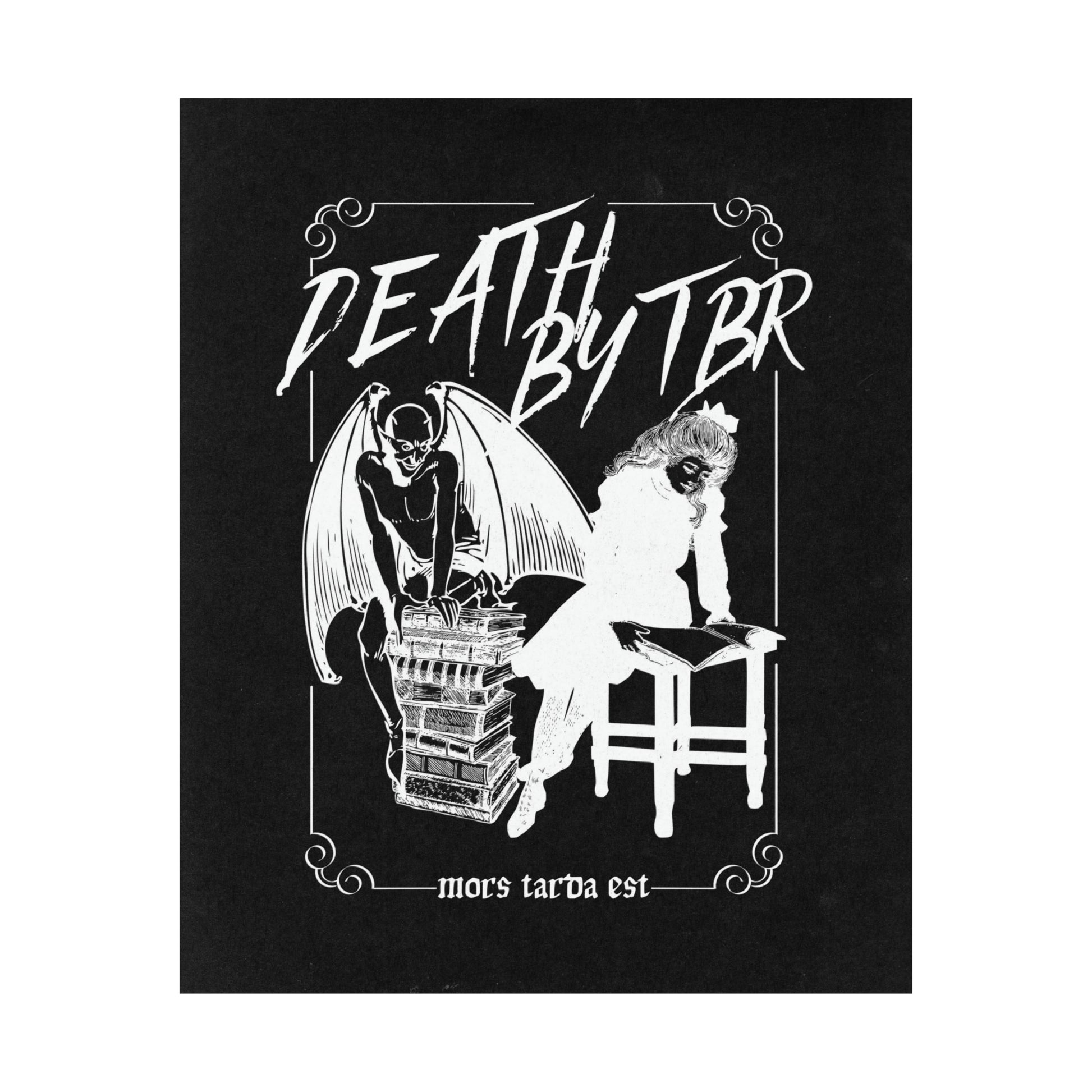 Death by TBR Art Print