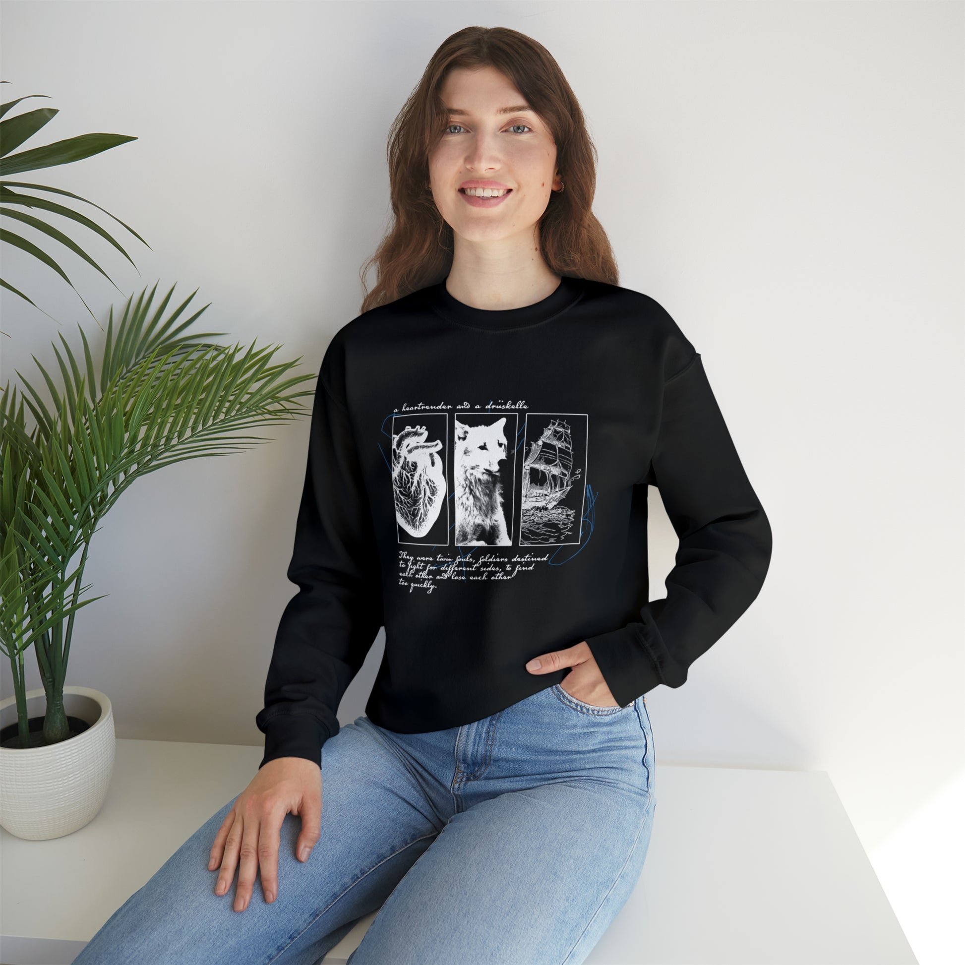 A Heartrender & A Druskelle Crewneck