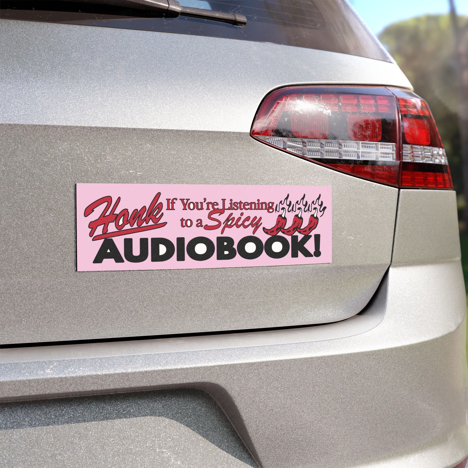 Spicy Audiobook Car Magnet