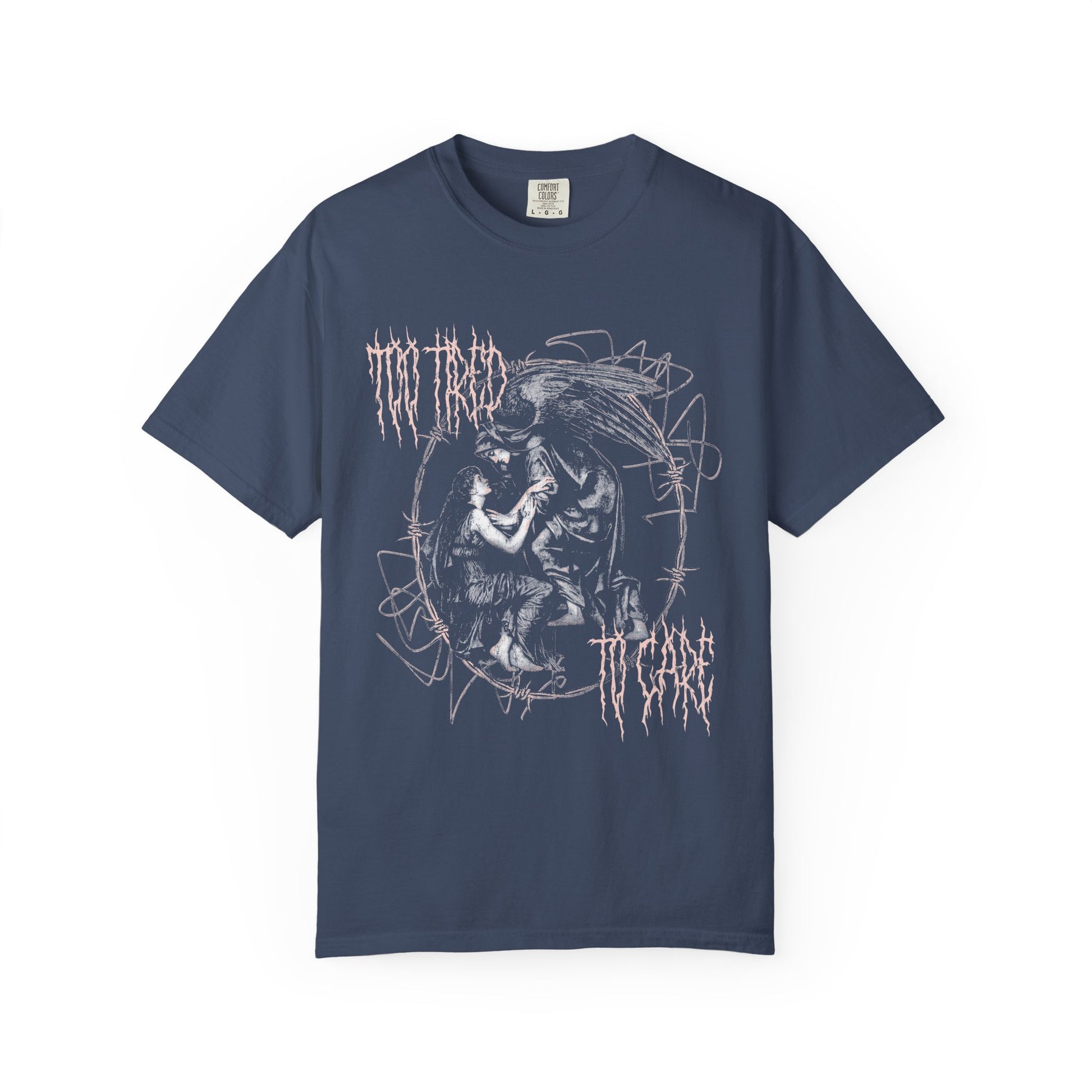 Too Tired to Care Vintage Tee