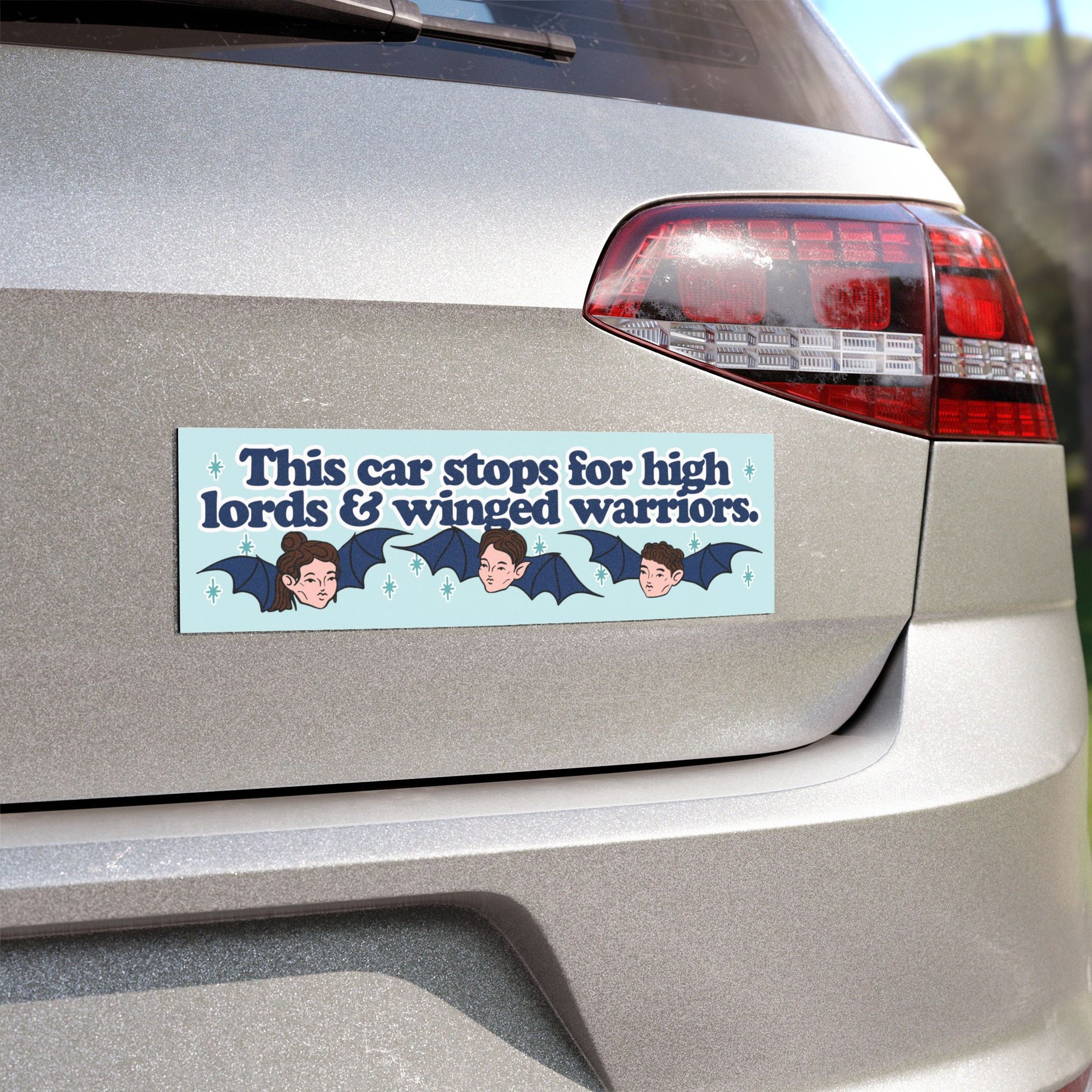 High Lords & Winged Warriors Car Magnet