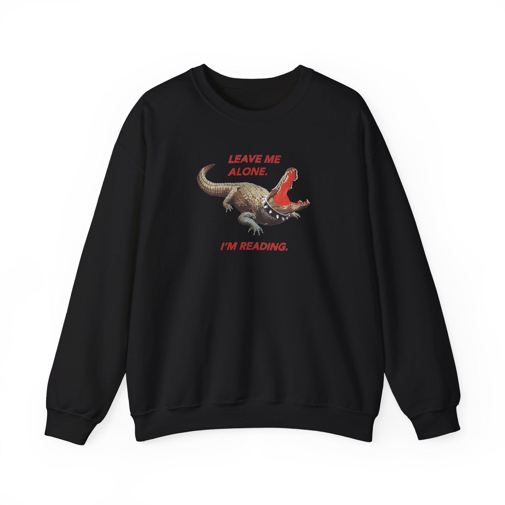 Leave Me Alone Gator Crewneck