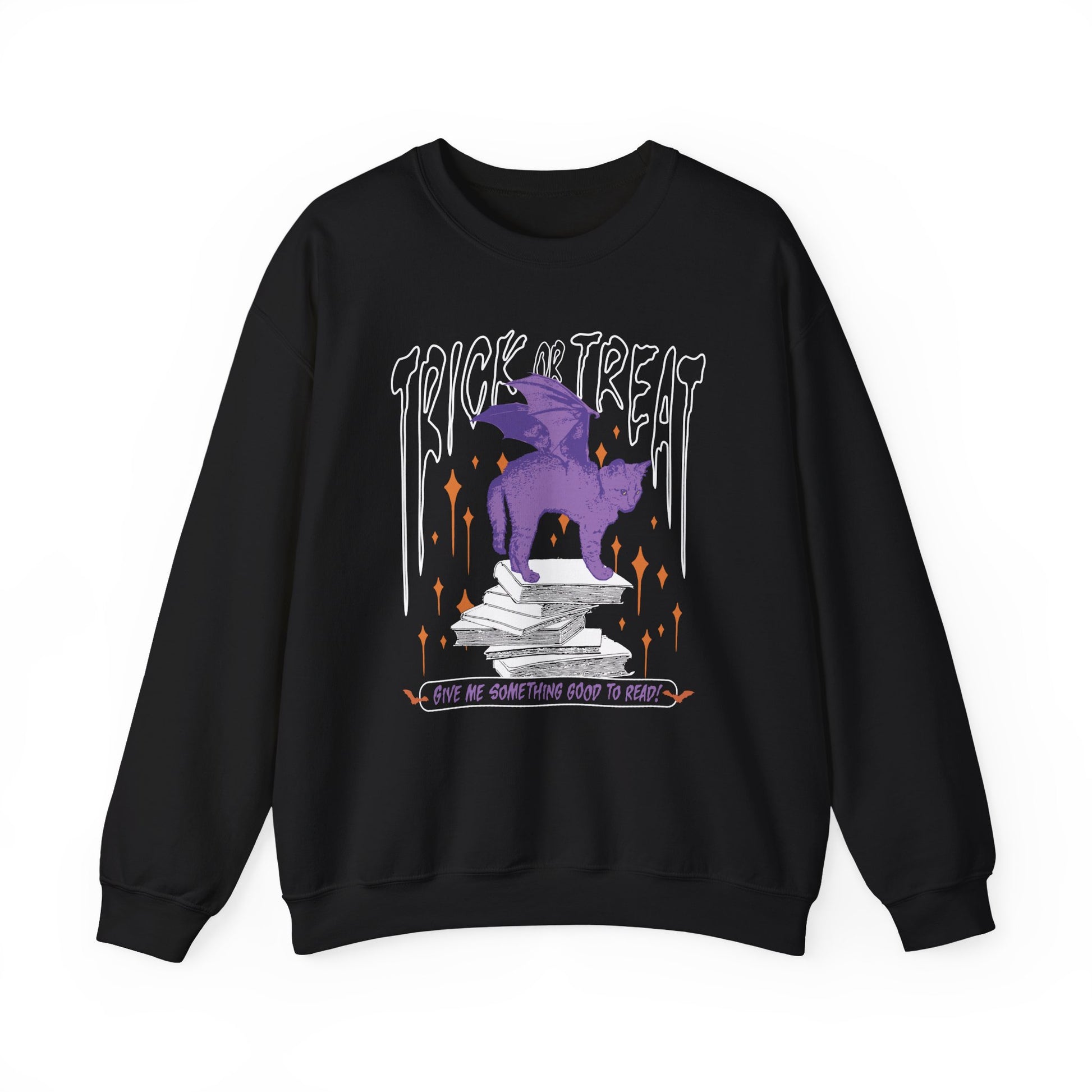 Trick or Treat Cat Bat Crewneck