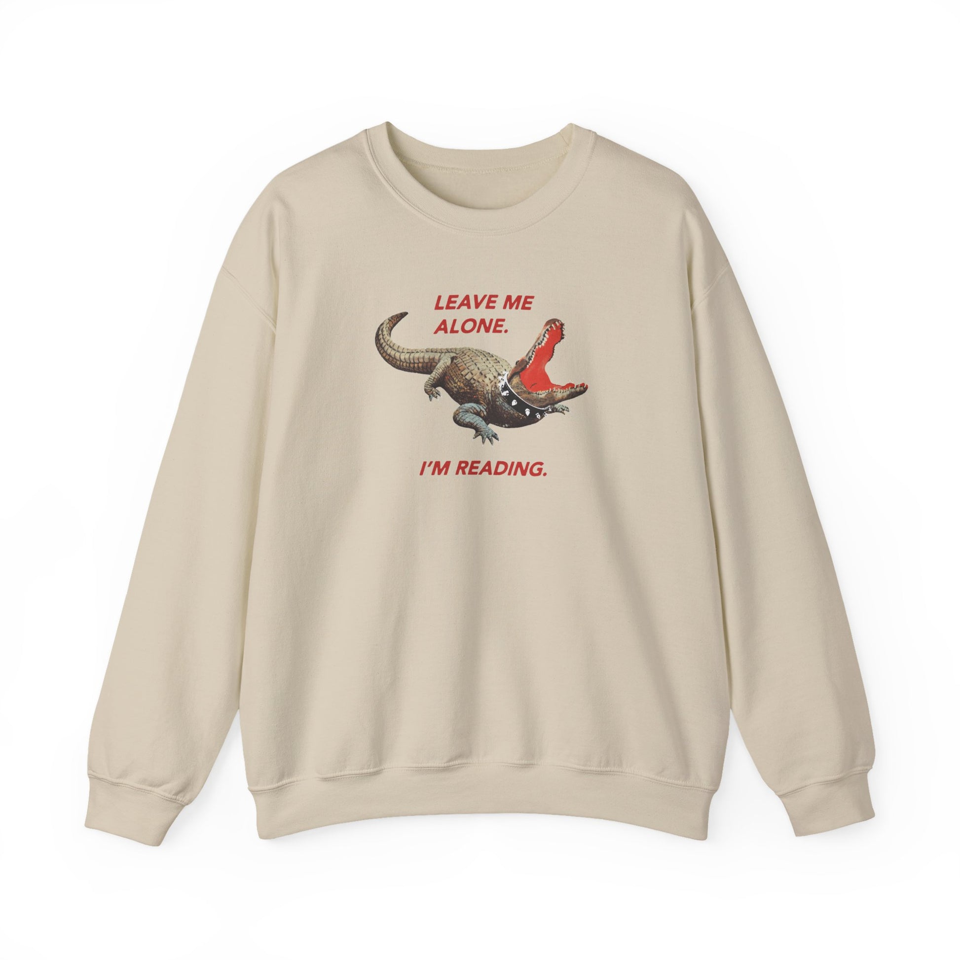 Leave Me Alone Gator Crewneck