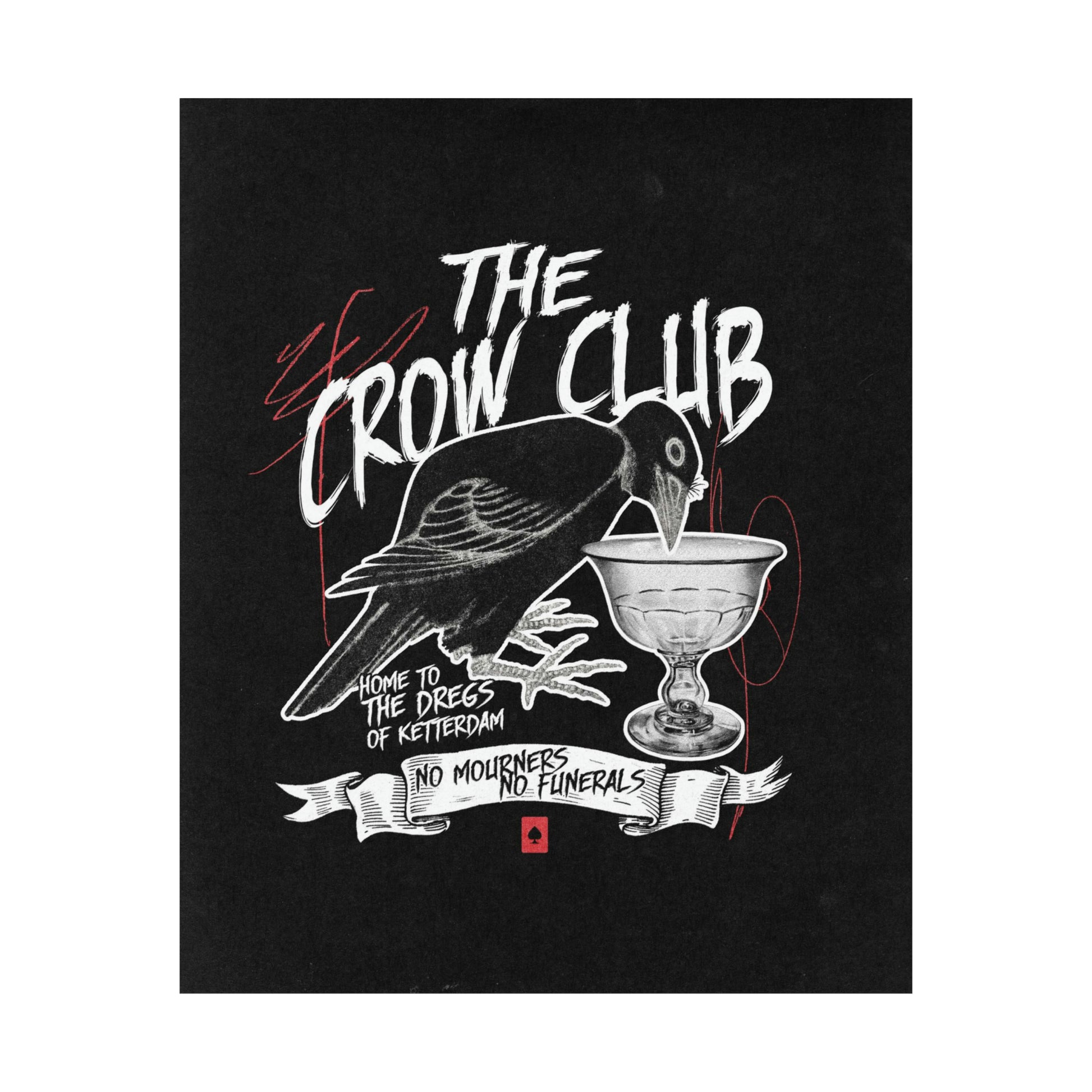 Crow Club Art Print