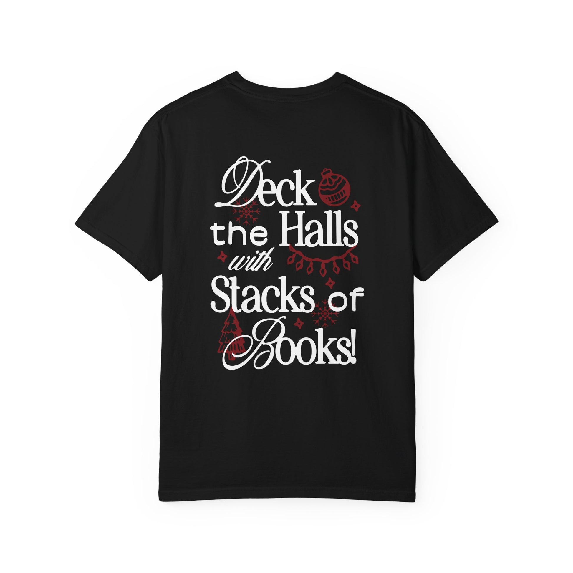 Deck the Halls with Stacks of Book Tee