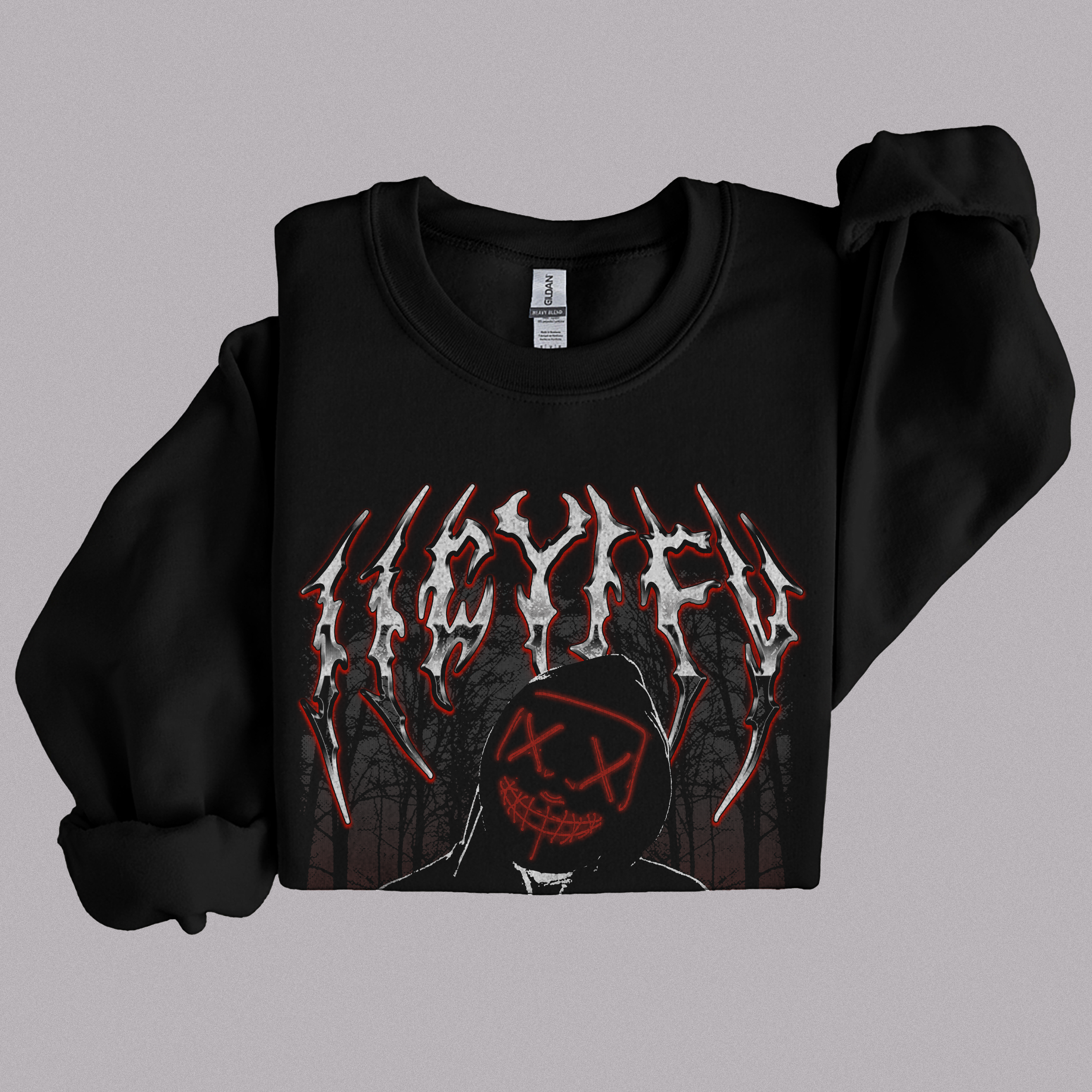 IICYIFY Masked Man Crewneck