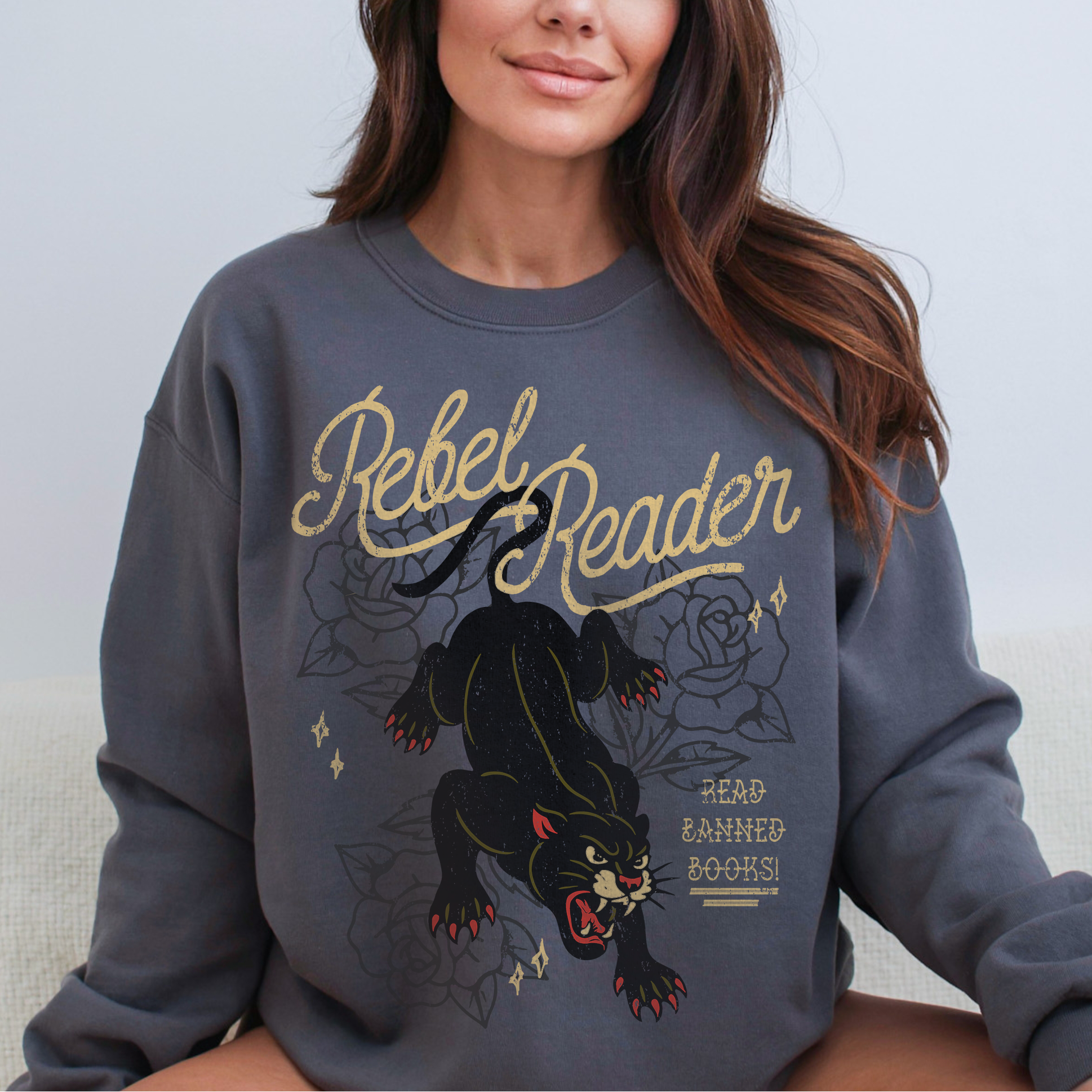 Rebel Reader Crewneck