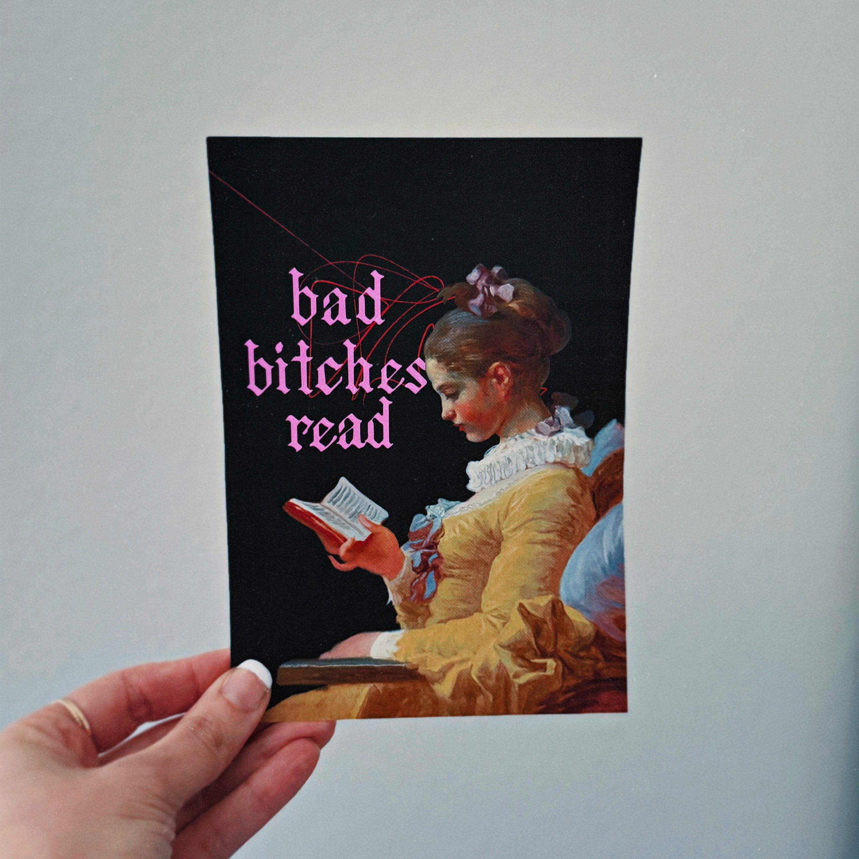 Bad Bitches Read Art Print - Demure