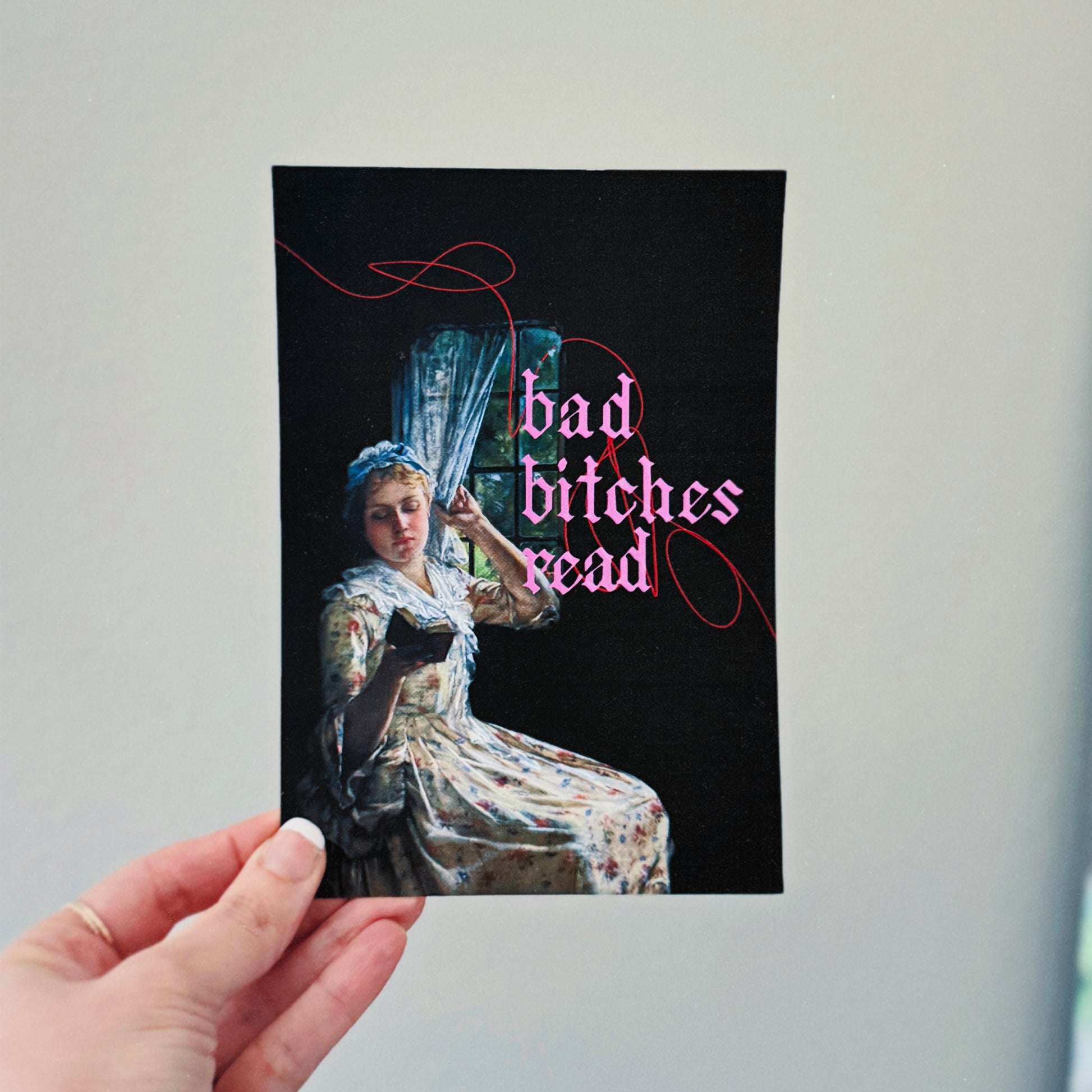 Bad Bitches Read Art Print - Window