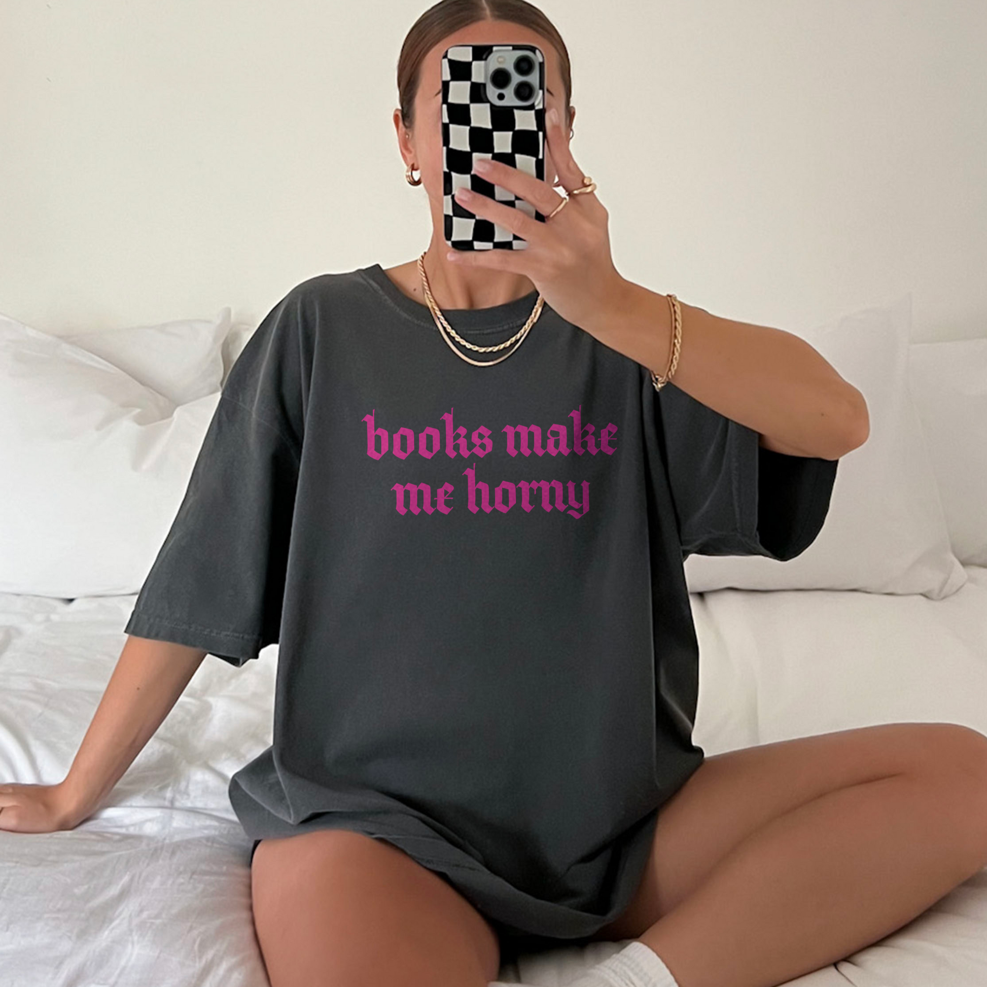 Books Make Me Horny Tee