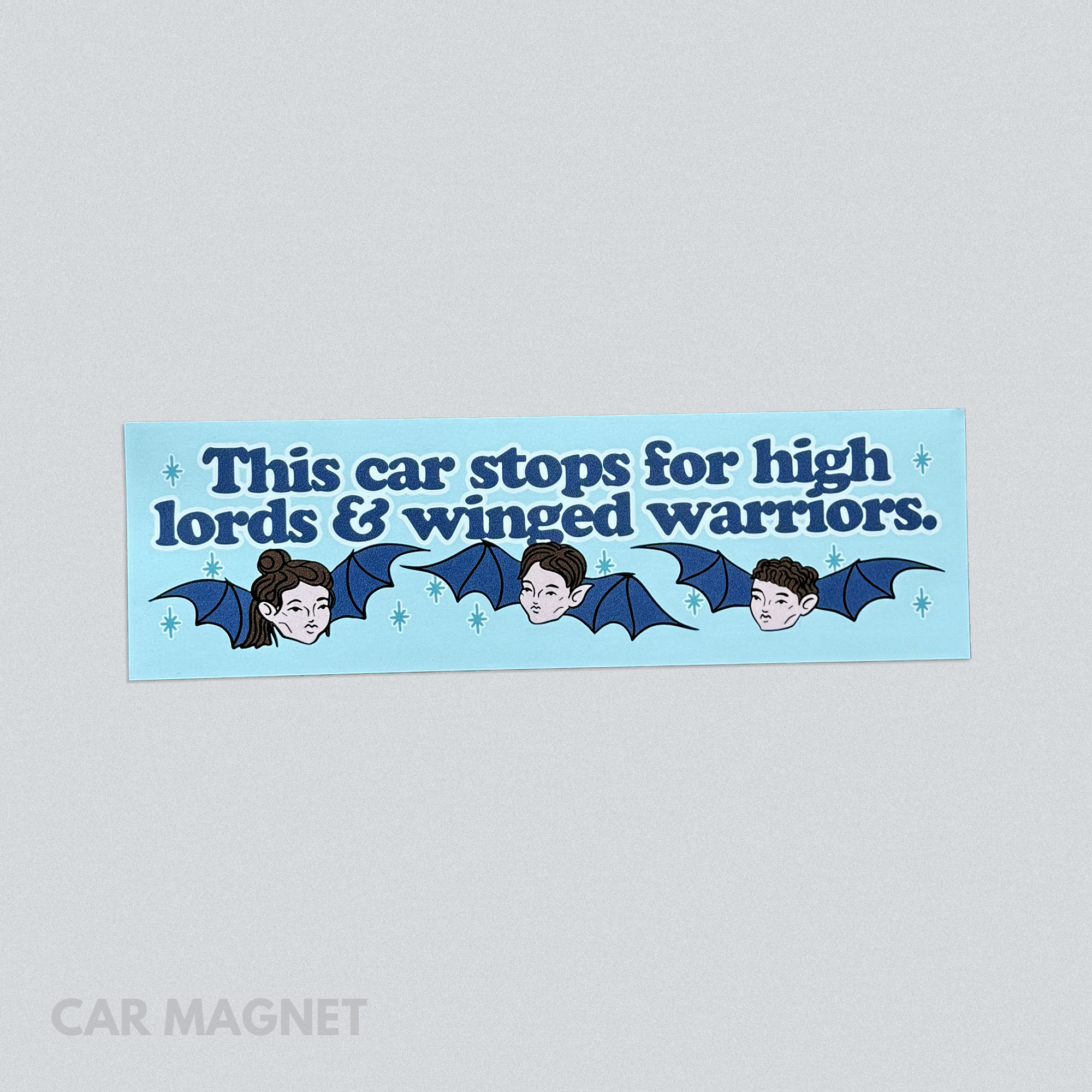 High Lords & Winged Warriors Car Magnet