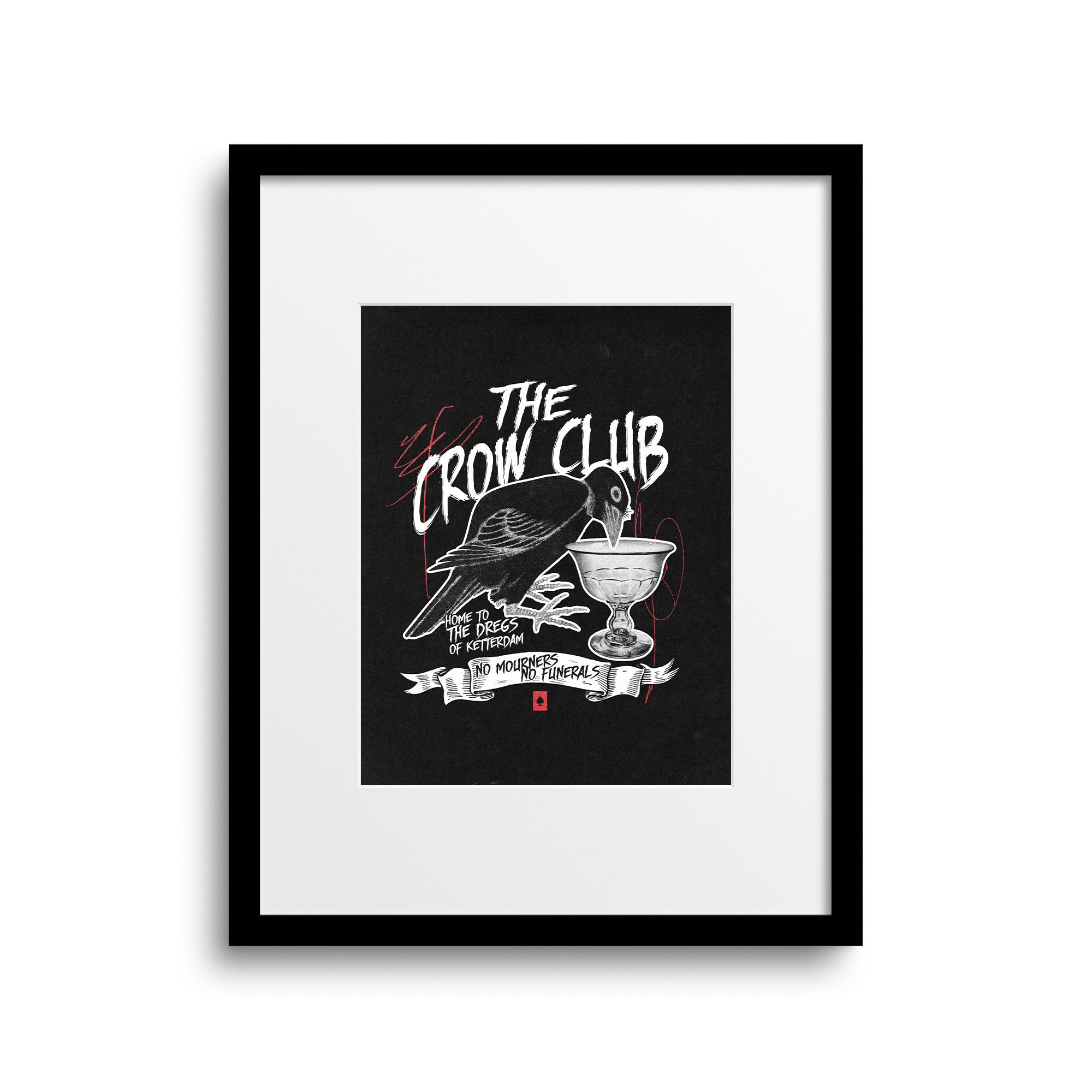 Crow Club Art Print