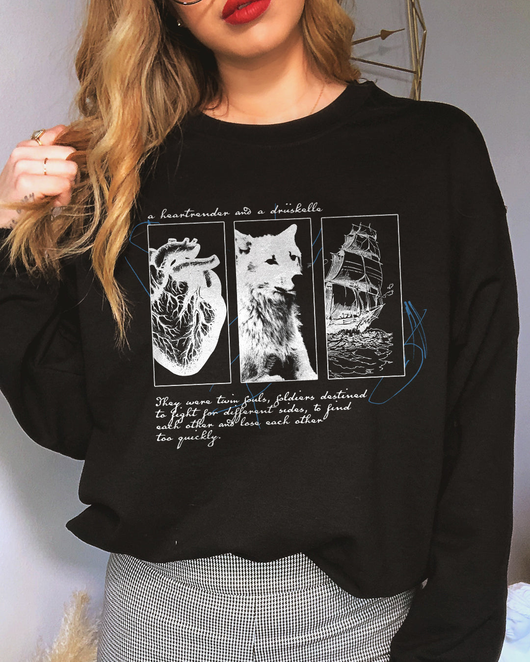 A Heartrender & A Druskelle Crewneck