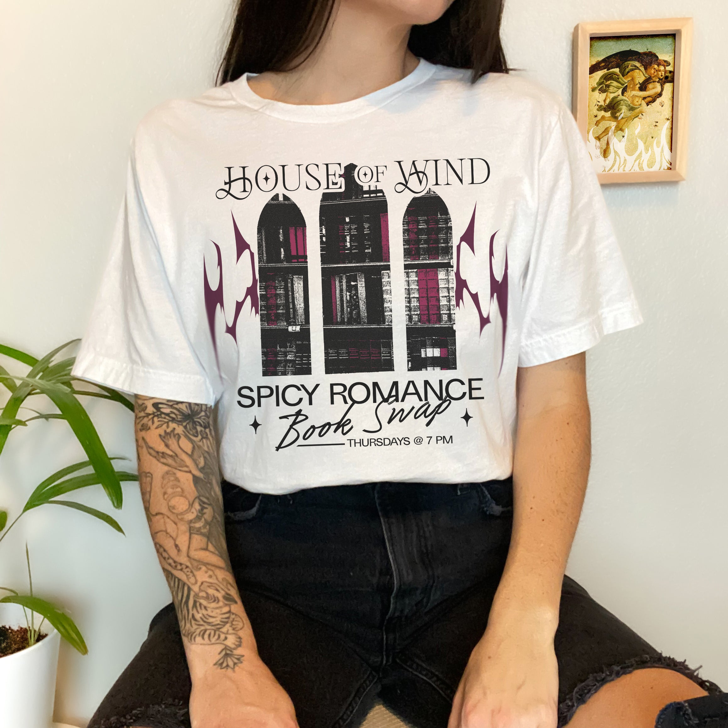 House of Wind Book Swap Tee