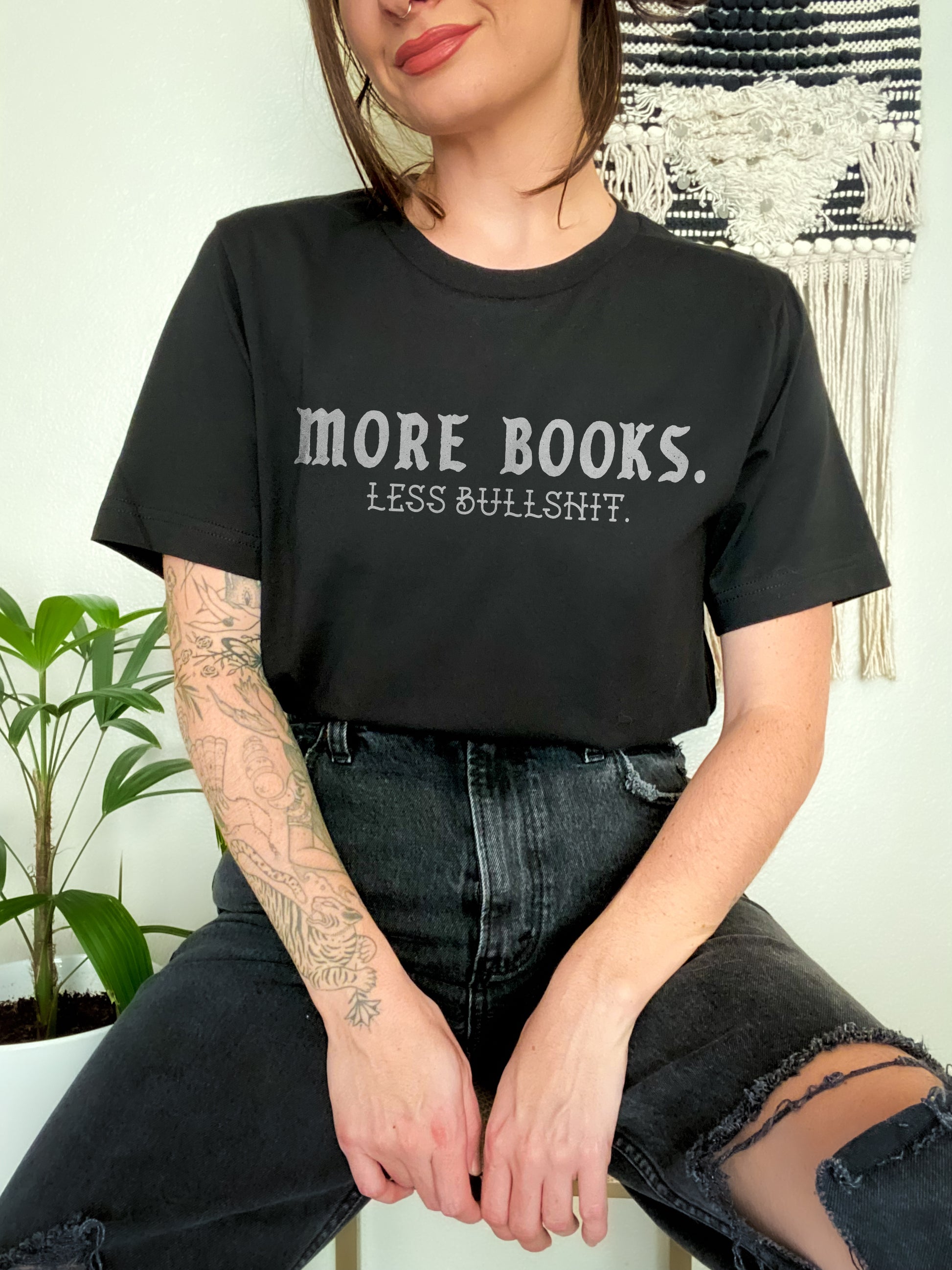 More Books Less Bullshit Tee