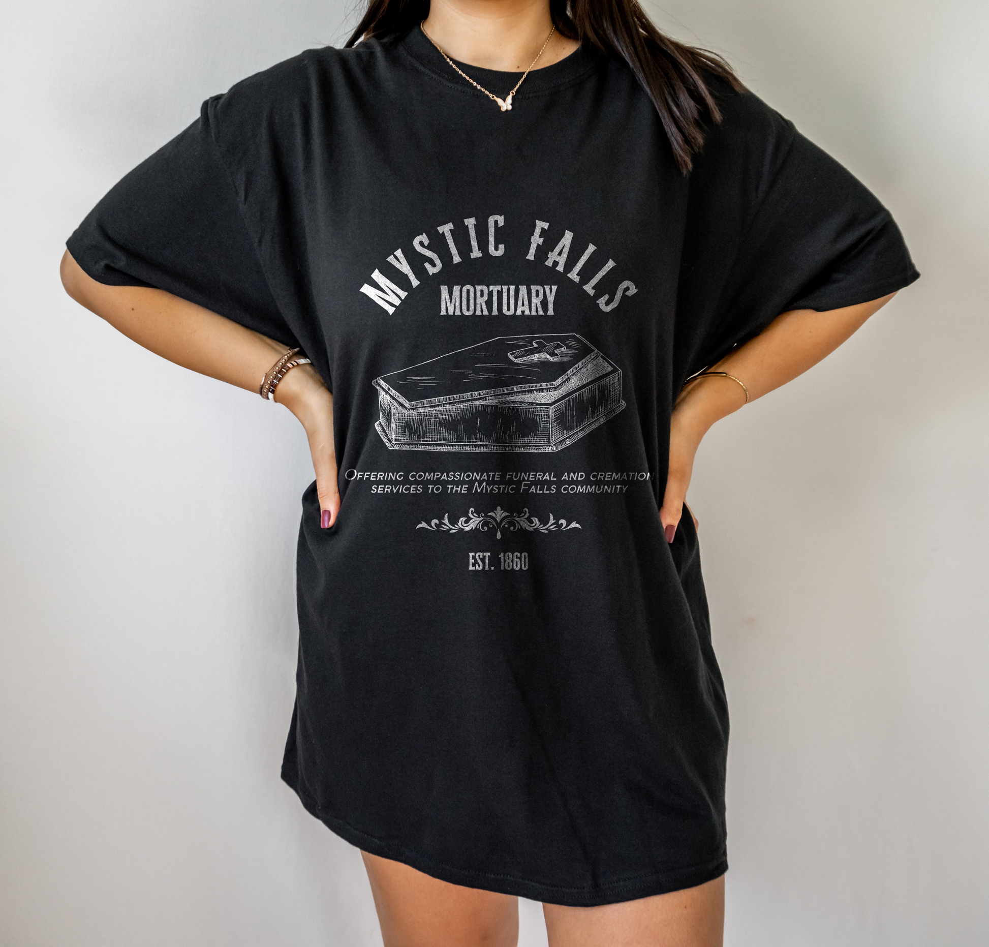 Mystic Falls Mortuary Tee