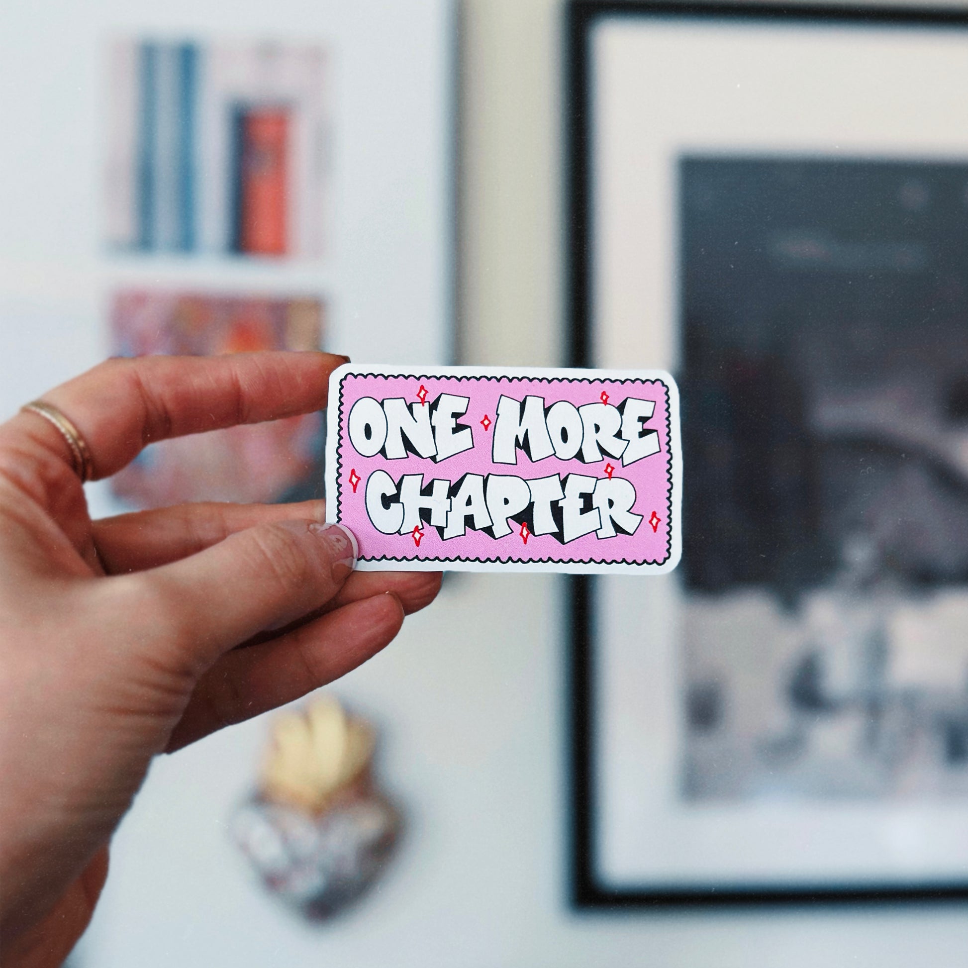 One More Chapter Die-Cut Sticker
