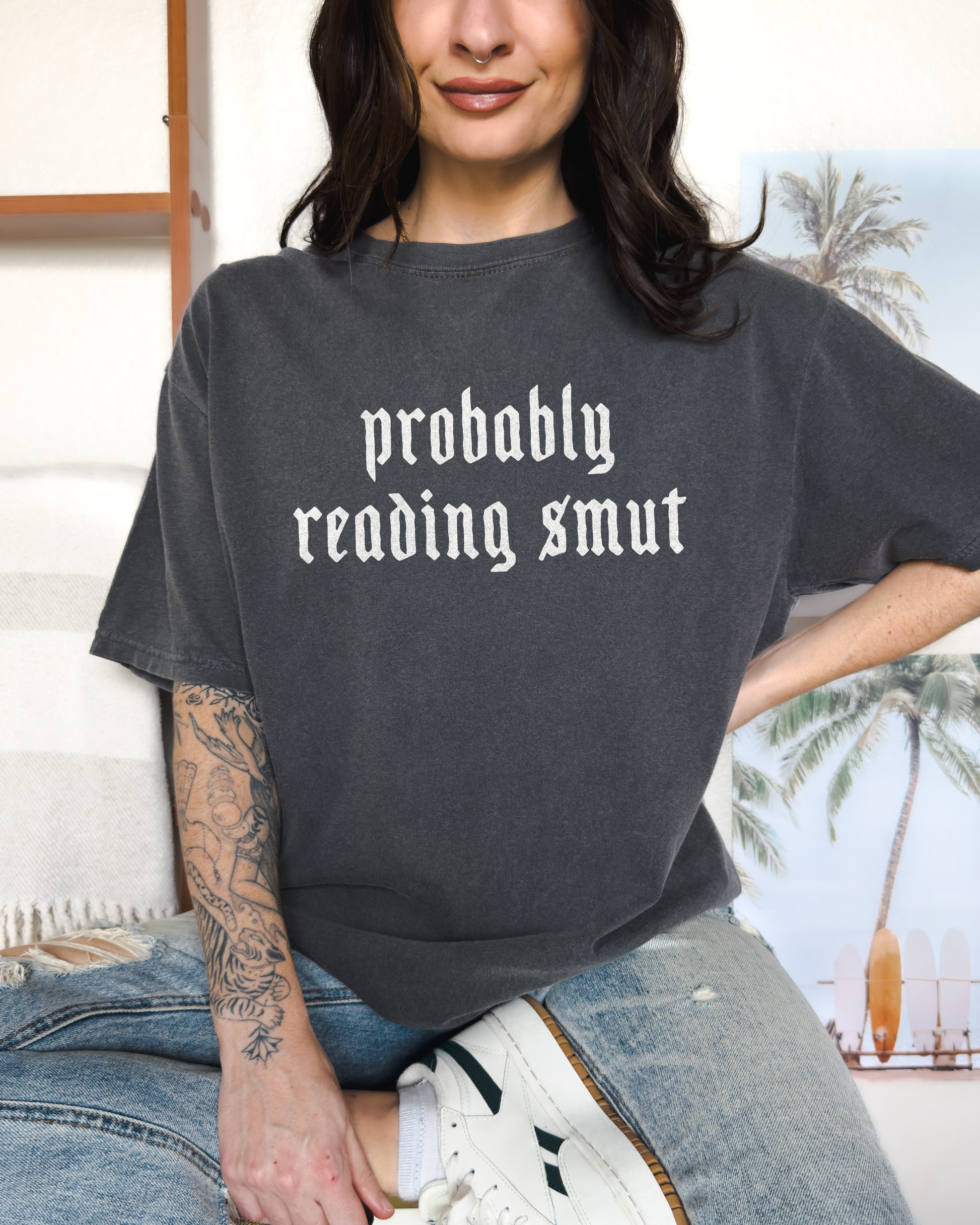 Probably Reading Smut Tee