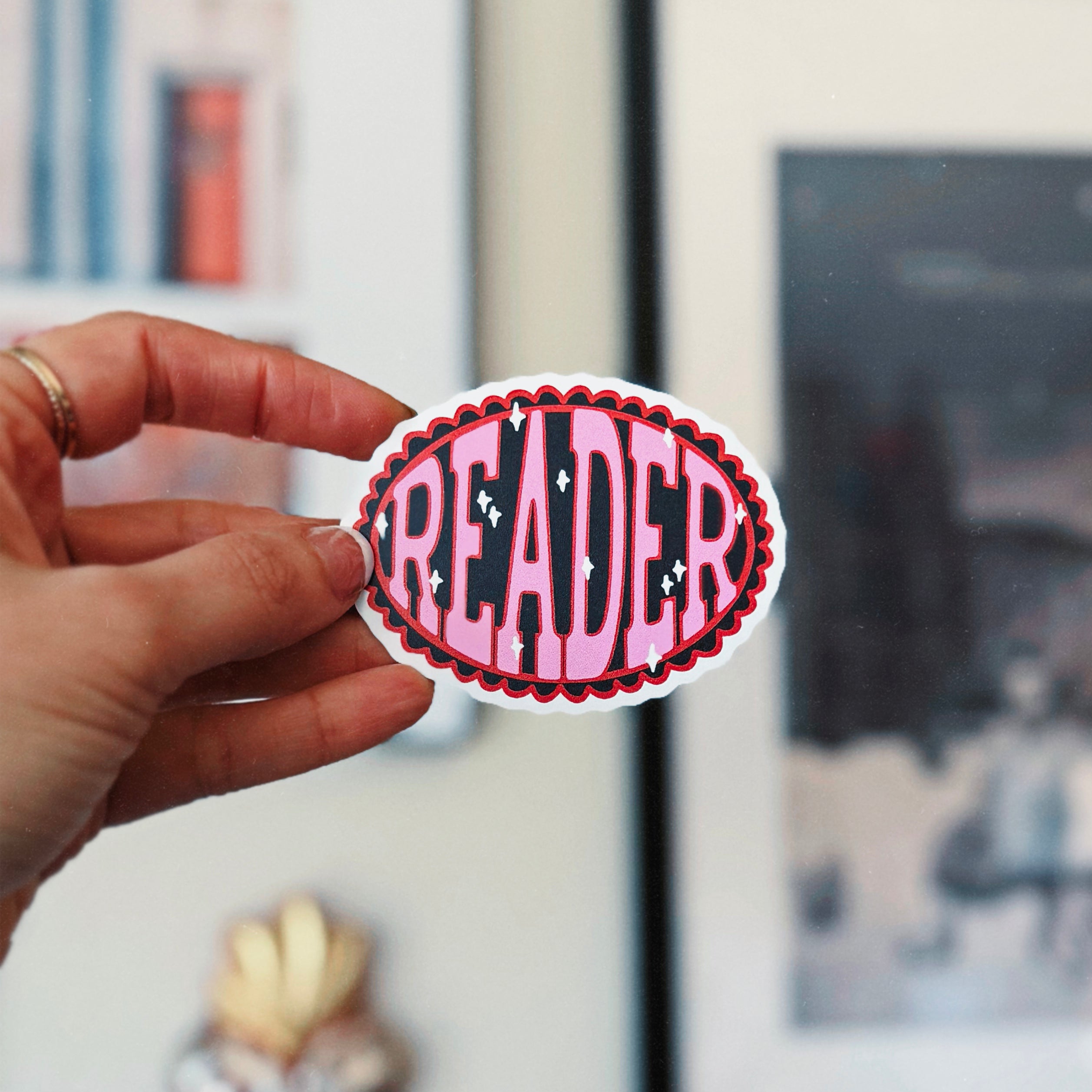 Reader Die-Cut Sticker