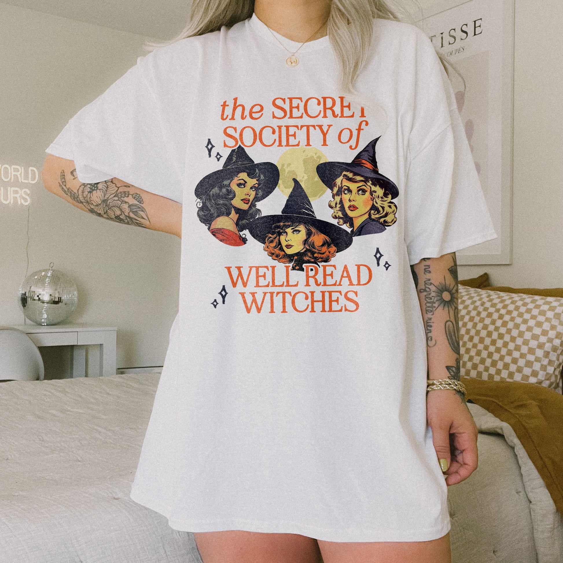 Secret Society of Well Read Witches Tee