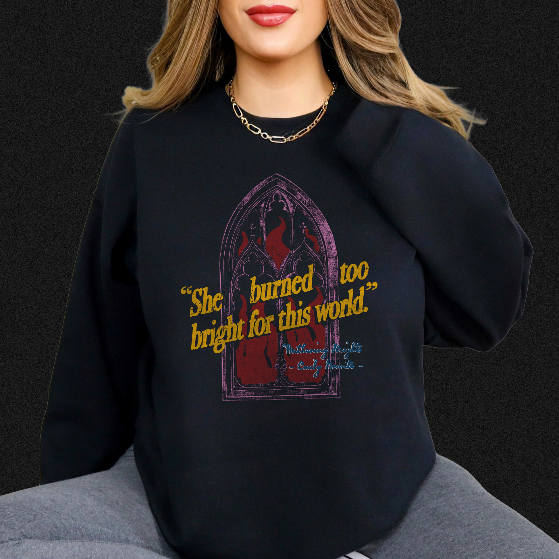 She Burned too Bright Crewneck