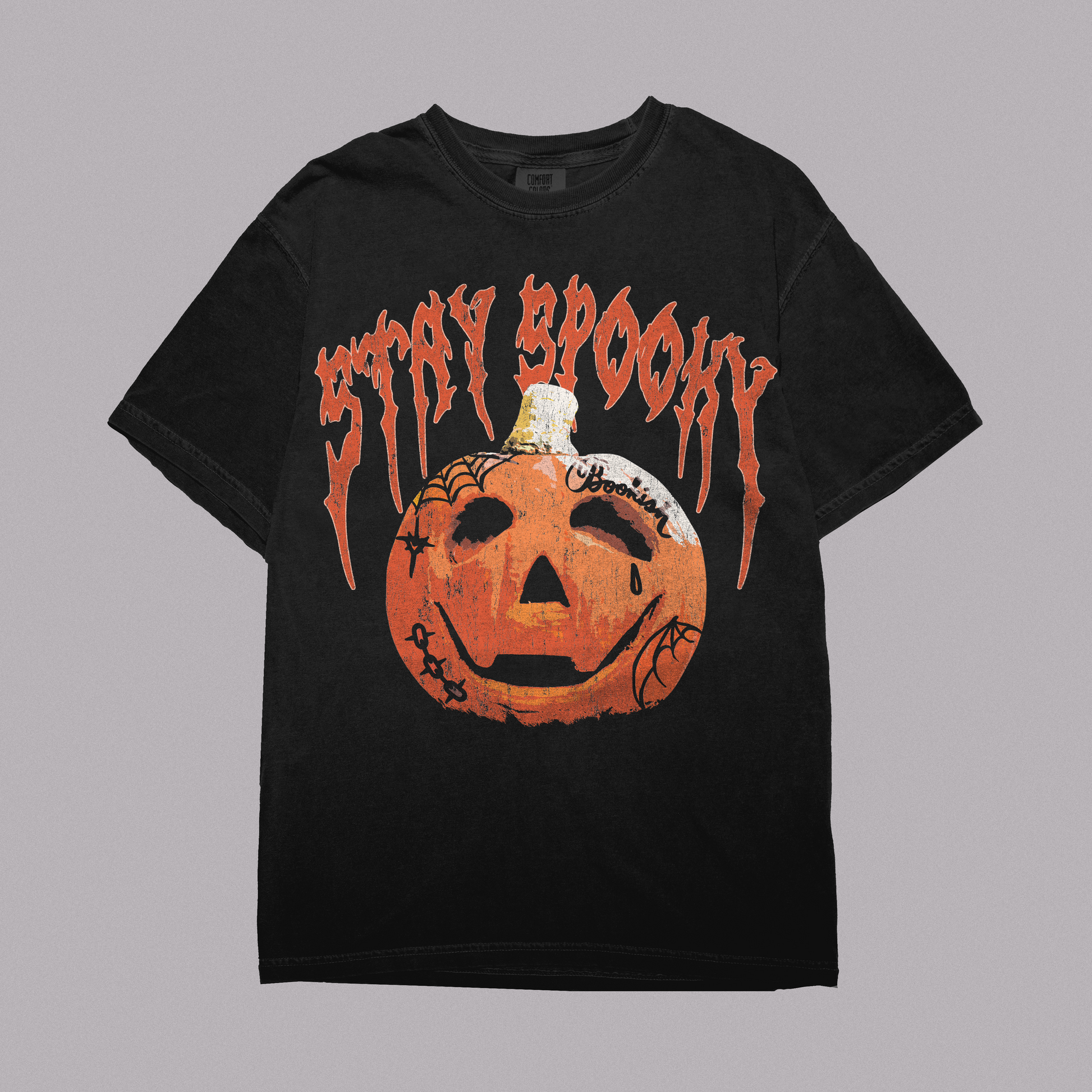 Stay Spooky Tattooed Pumpkin Vintage Tee