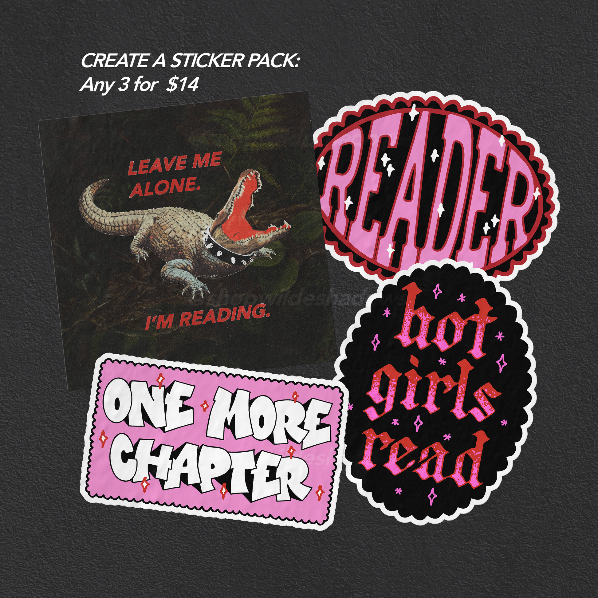 Leave Me Alone Gator Square Sticker