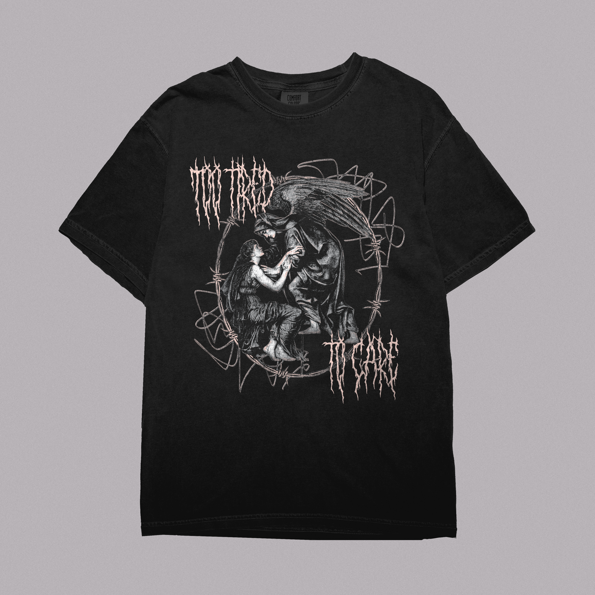 Too Tired to Care Vintage Tee