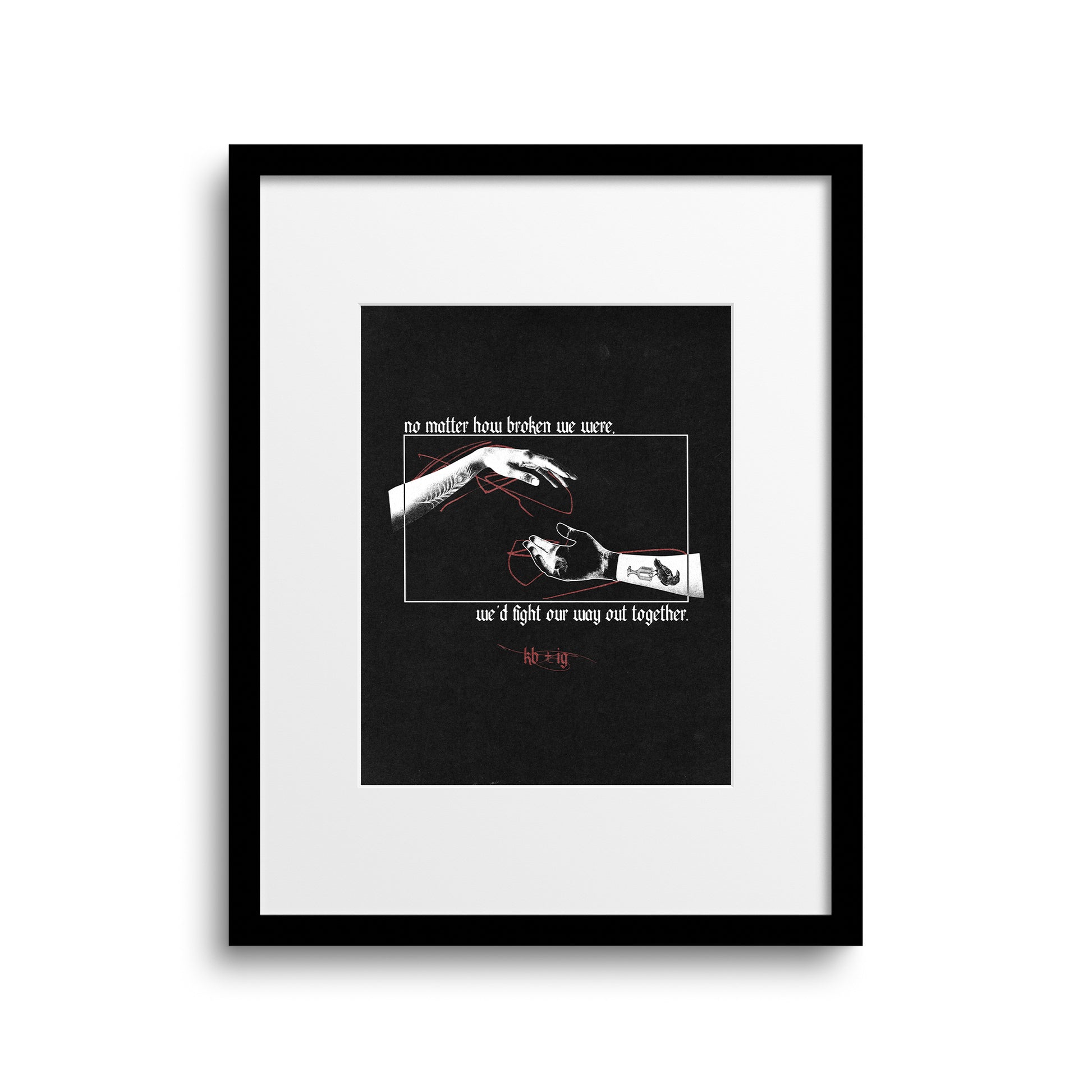 We Fight Together Art Print