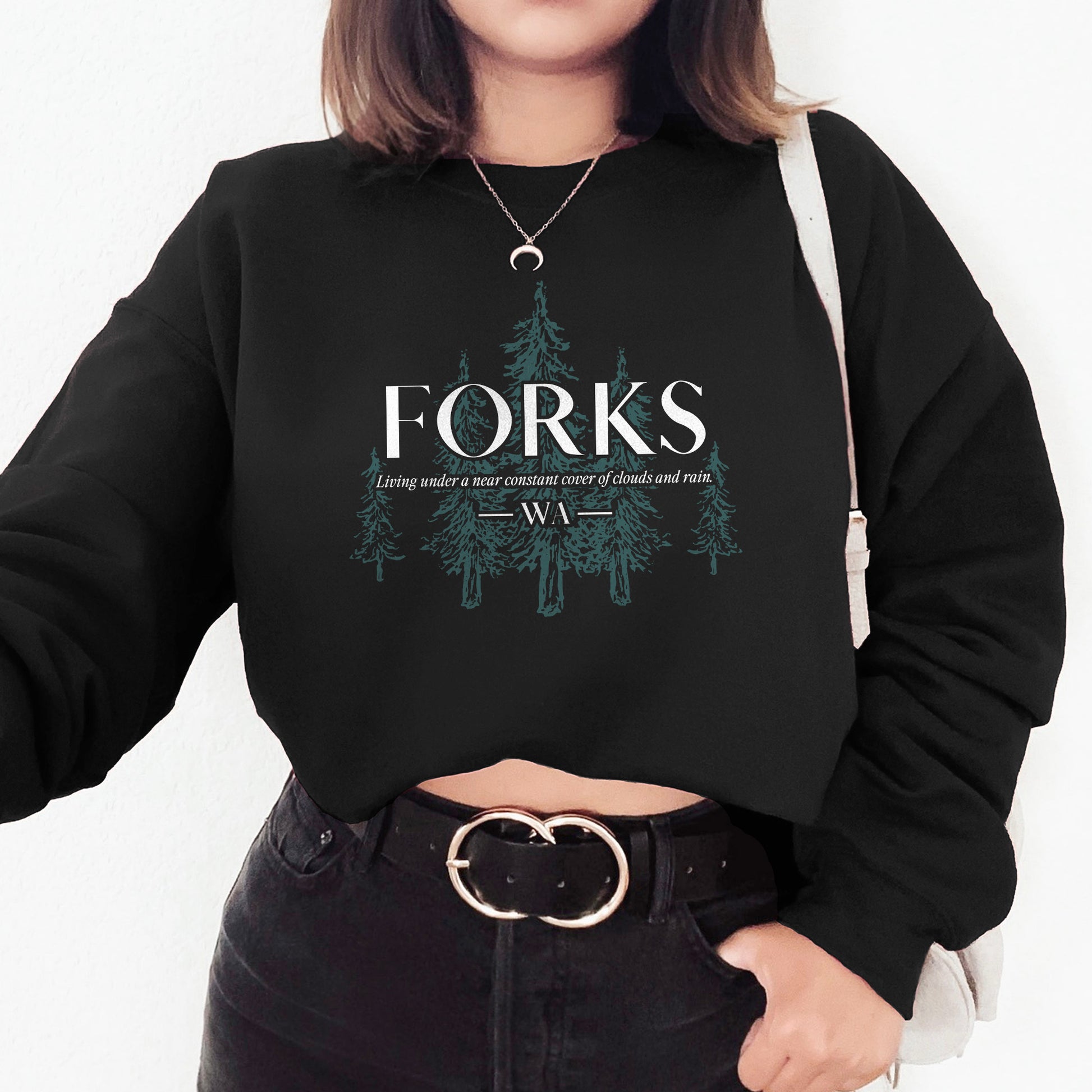 Forks Washington Crewneck